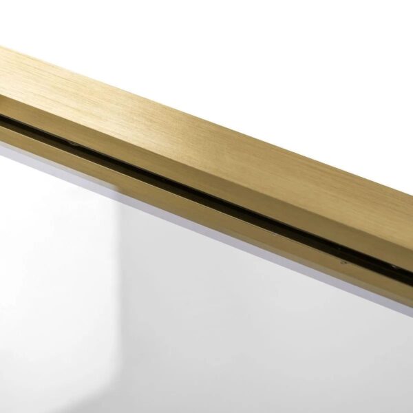 Porte de douche REA Rapid Slide 120 Gold Brush – Image 5