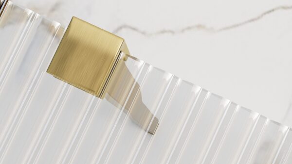 Paroi de douche Rea Aero Intimo Gold Brush 90 – Image 2