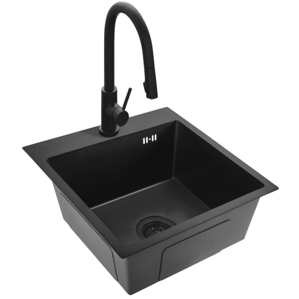 Évier en acier Leo 40 Black – Image 5