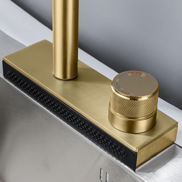 Robinet de cuisine REA CONOR BRUSH GOLD – Image 10