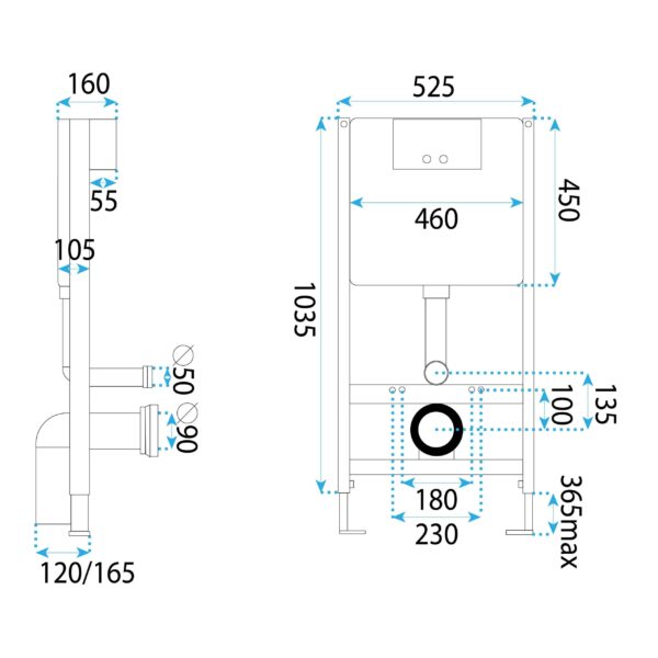 Bâti support wc K011A-Q – Image 8