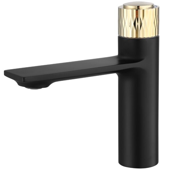 Robinet de lavabo REA Storm Black Gold Low – Image 4