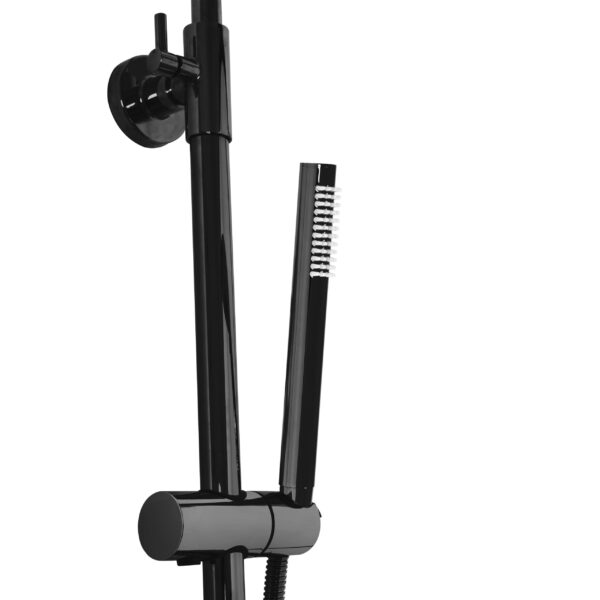 Kit de douche avec Thermostat Lungo Black Metallic – Image 4