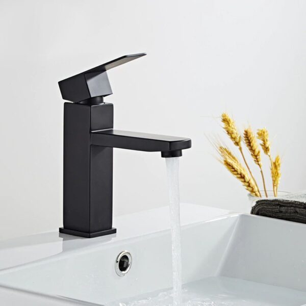 Robinet de salle de bain calani low SIENA black – Image 2