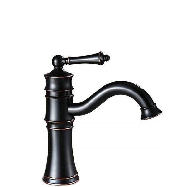 Robinet de salle de bain Rea Vintage Old Black Low