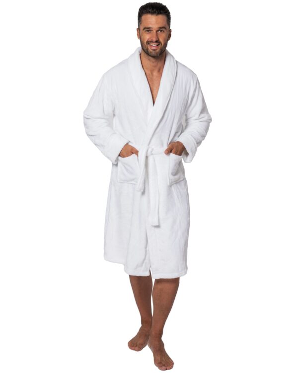 Peignoir MEN King White collar S/M – Image 3