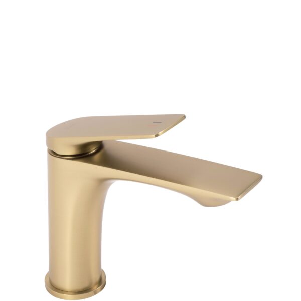 Robinet de salle de bain Rea AVALON brush gold Low