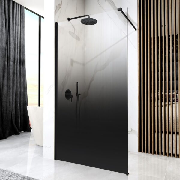 Paroi de douche Rea Aero Ombre Black/Black 120 – Image 2