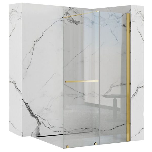 Paroi de douche Rea Cortis GOLD  120 – Image 2