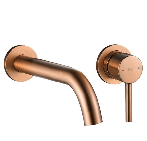 Robinet encastré Rea Lungo Copper Brush + BOX