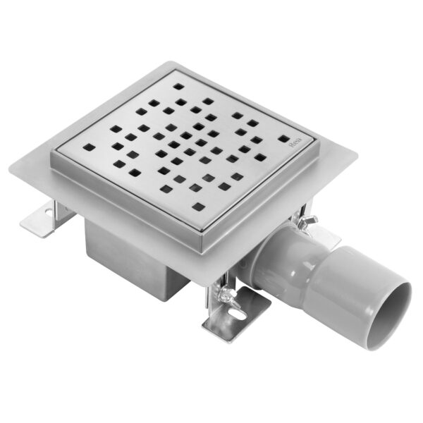 Drain linéaire REA DOTS Nickel Brush 12x12