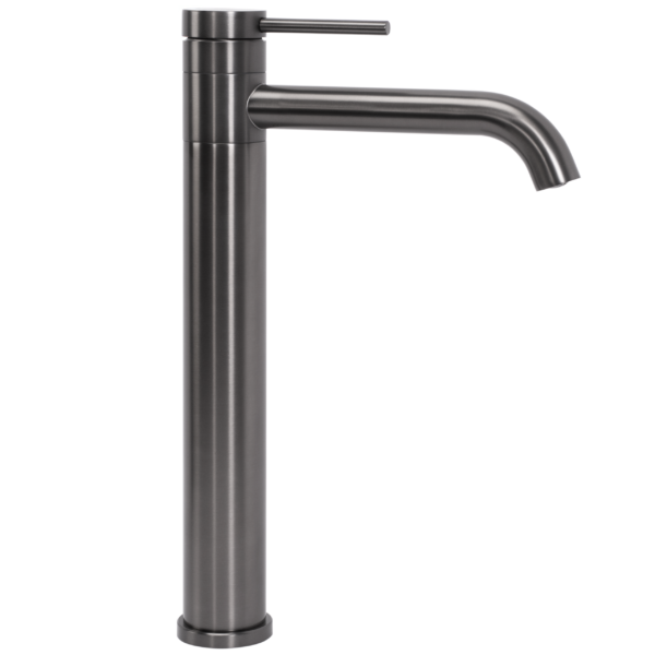 Robinet de salle de bain Rea LUNGIS Gun Grey Super High – Image 2