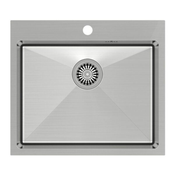 Évier en acier RUSSEL 110 BRUSH NICKEL – Image 2