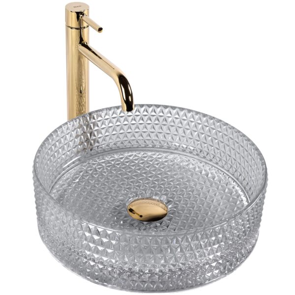 Vasque à poser Rea Cristal Light Grey