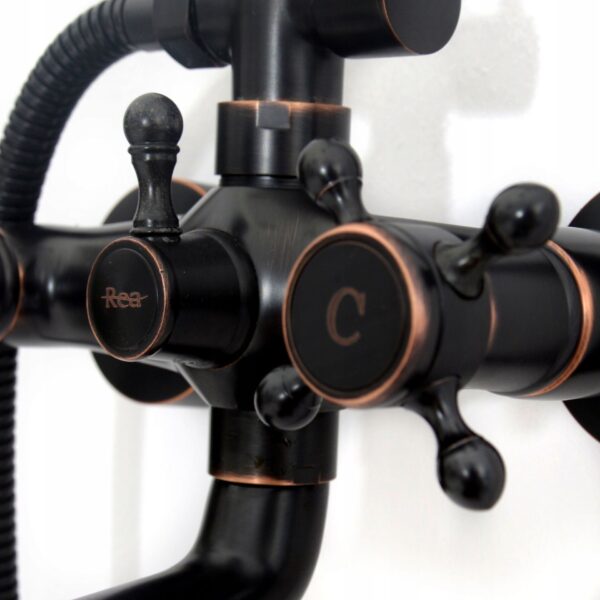 Kit de douche Rea Retro Old Black – Image 5