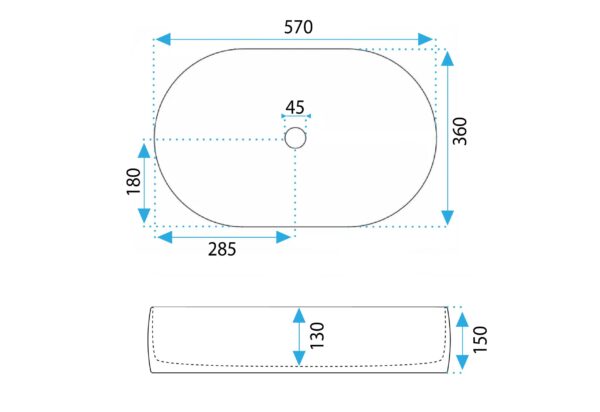 Vasque à poser Rea Alma – Image 5