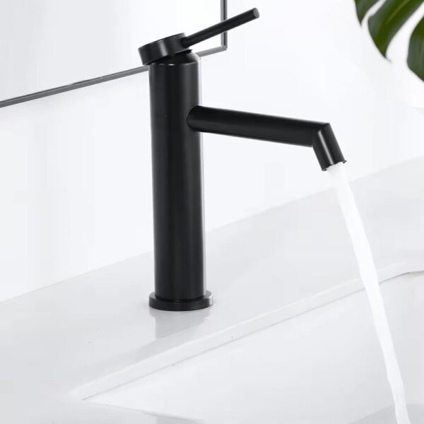 Robinet de lavabo Rea Foss Black Low – Image 2