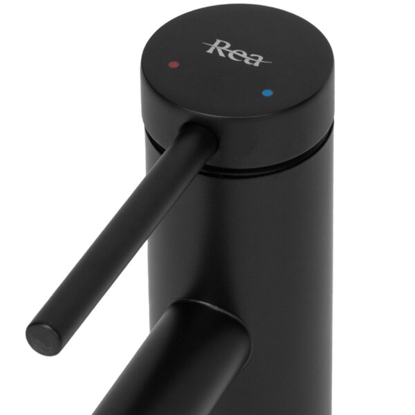 Robinet de lavabo Rea Foss Black Low – Image 6