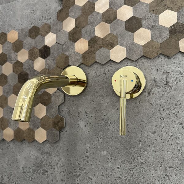 Robinet mural Rea Argon Gold + BOX – Image 2