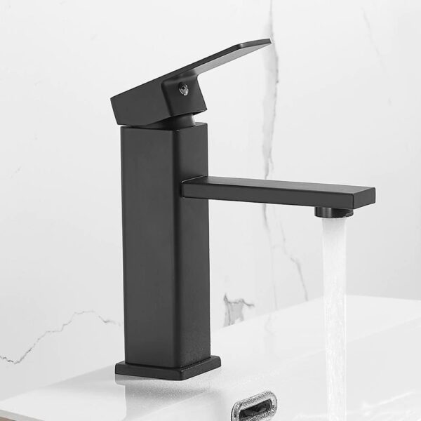 Robinet de salle de bain calani low SIENA black – Image 3