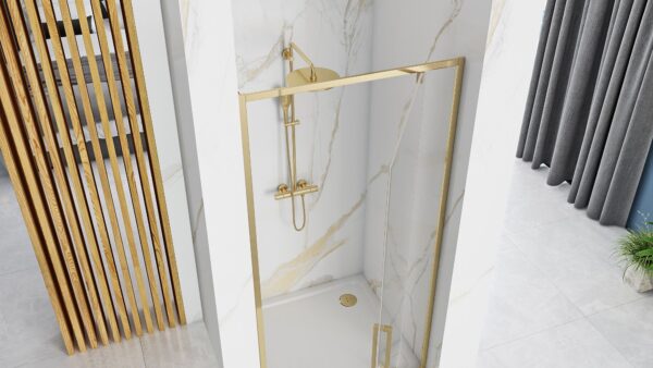 Porte de douche REA Rapid Swing Gold 100 – Image 4