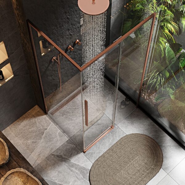 Cabine de douche SOLAR Copper Brush 120x90 – Image 3