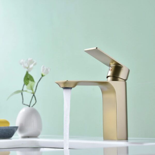Robinet de lavabo REA Urban Gold Low – Image 2