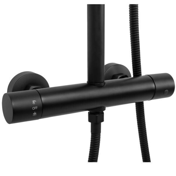 Kit de douche avec thermostat REA VINCENT Black – Image 2