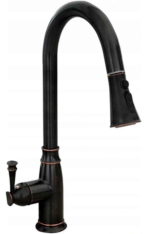 Robinet de cuisine Rea Deco Old Black High