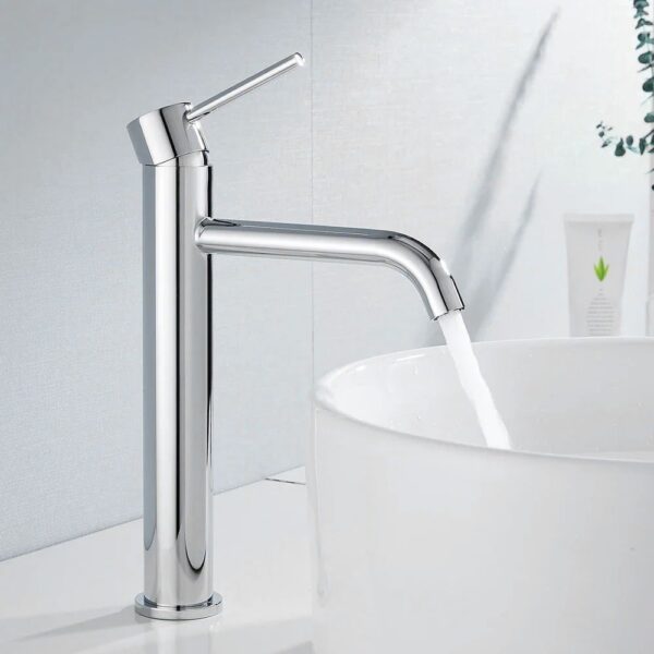 Robinet de lavabo Rea Lungo Chrome High – Image 2