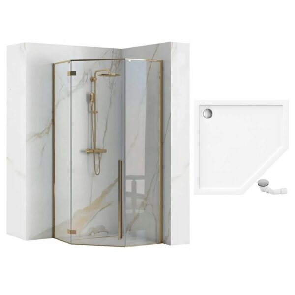 Cabine de douche DIAMOND GOLD 90x90 – Image 7