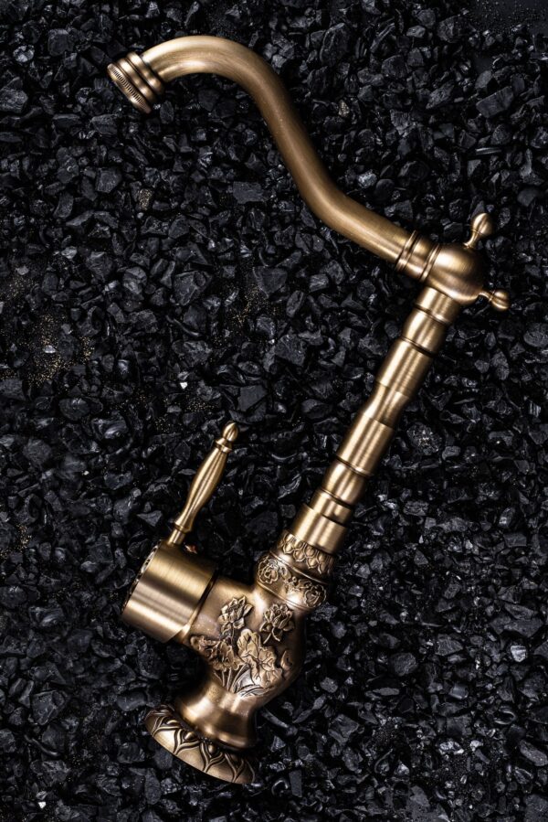 Robinet de cuisine de salle de bain Rea VENICE antique bronze – Image 5
