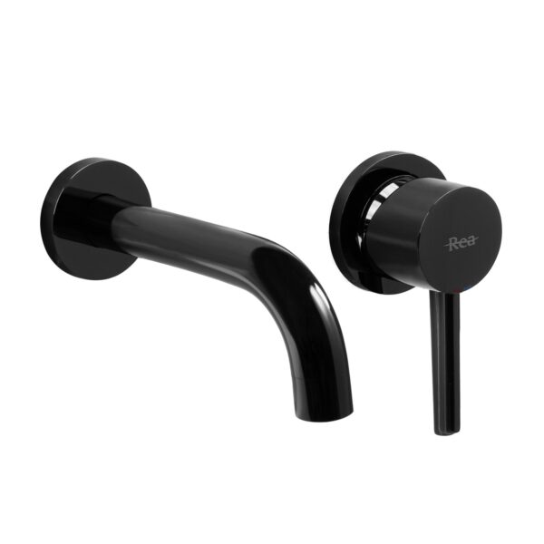 Robinet encastré Rea Lungo Black Metallic + BOX