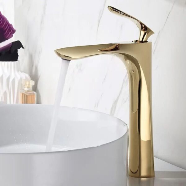 Robinet de lavabo Rea Orbit Gold High – Image 2