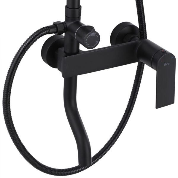 Kit de douche REA STORM BLACK MATT – Image 2