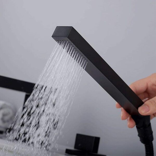 Robinet de baignoire Rea Glen Black Trois Parties – Image 5