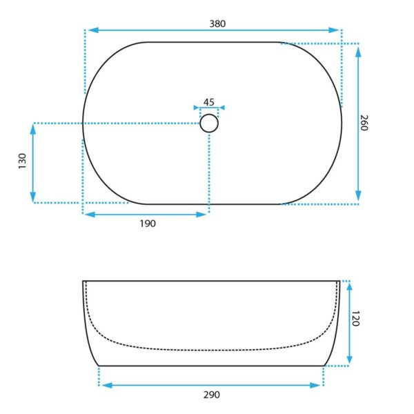 Vasque à poser Rea AMELIA MINI – Image 5