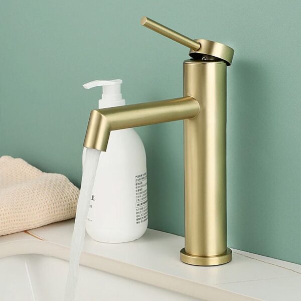 Robinet de lavabo Rea Foss GOLD BRUSH Low – Image 7