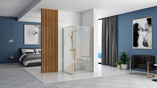 Cabine de douche Fargo 90x90 Gold – Image 4