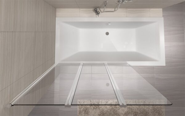 Pare-baignoire pliant Rea Agat-3 120 – Image 3
