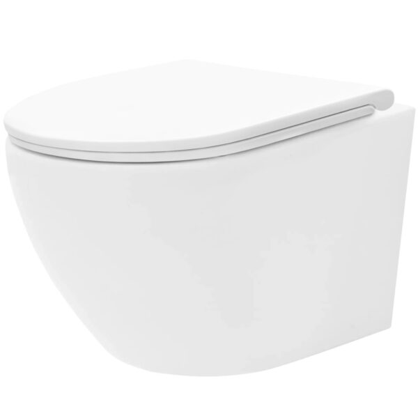 Cuvette WC suspendue Rea Carlo Mini Tornado Rimless Flat Pro