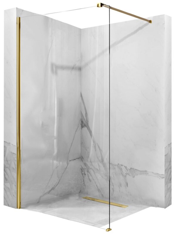 Paroi de douche Rea Aero Gold N 80 Walk In