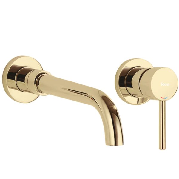 Robinet encastré Rea Lungo Gold + BOX