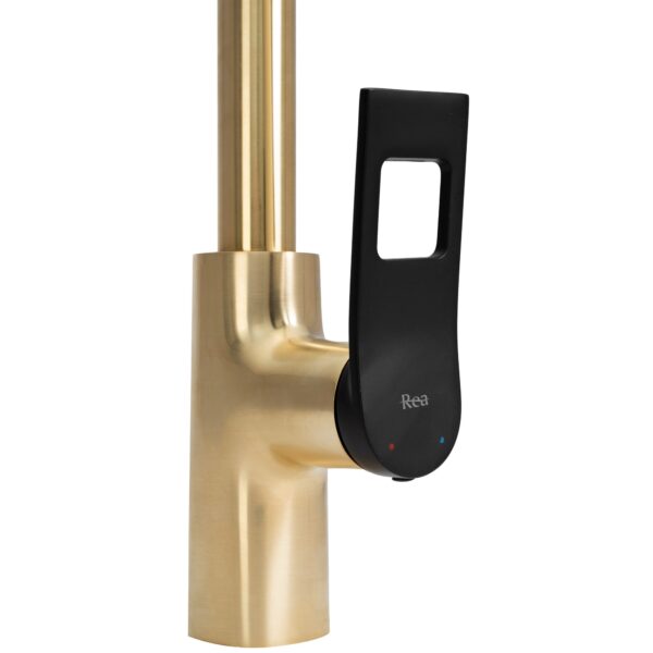 Robinet de cuisine Rea SOUL Gold Black – Image 4