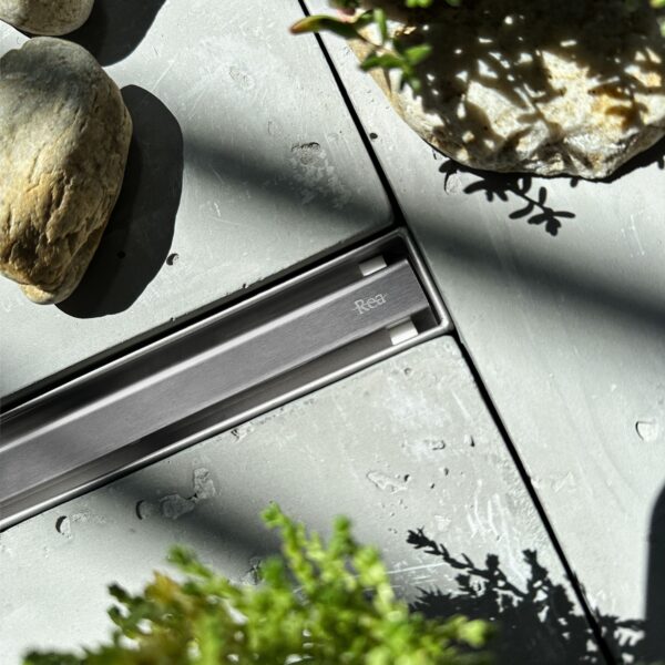 Drain linéaire REA Neox Slim pro NICKIEL BRUSH 70 – Image 2