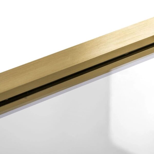 Pare-baignoire Rea Elegant Gold Brush 70 – Image 4