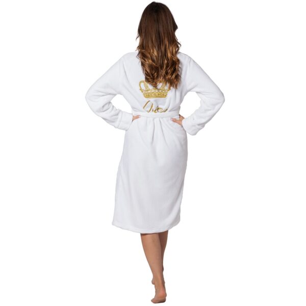 Peignoir Queen White Collar L – Image 3