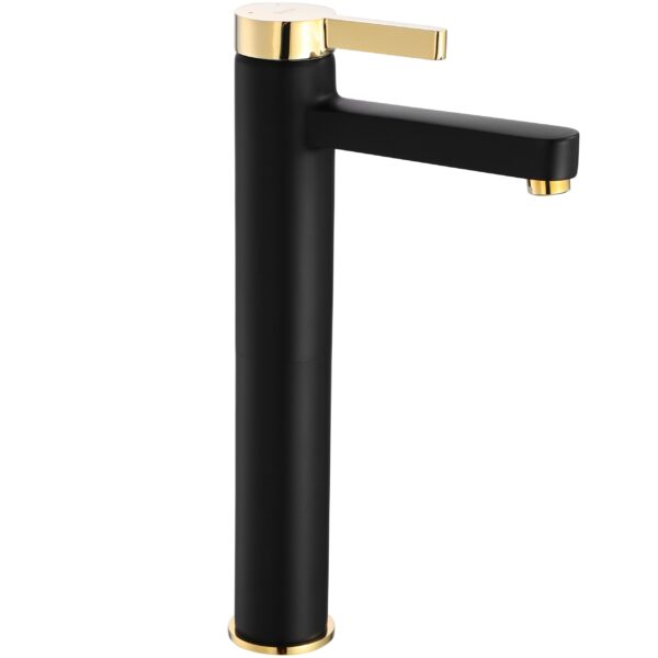 Robinet de lavabo REA Polo Black Gold High