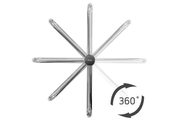 Robinet de lavabo Rea Lugano Slim Chrome High – Image 3