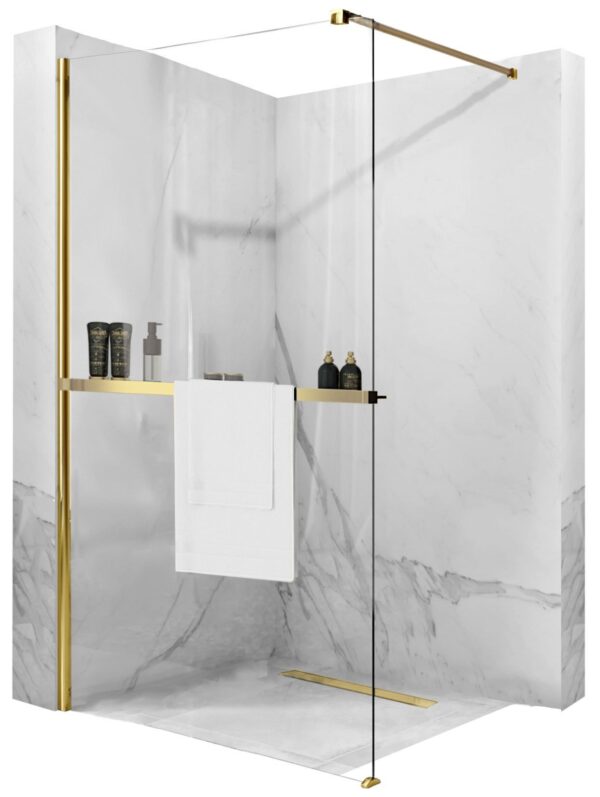 Paroi de douche Rea Aero Gold N 120 Walk In + EVO